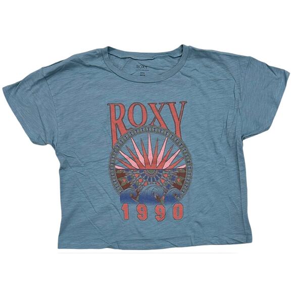 Roxy Tops - Roxy Women's T-Shirt Surfs Up Boyfriend Relaxed Fit Short Sleeve Tee Top